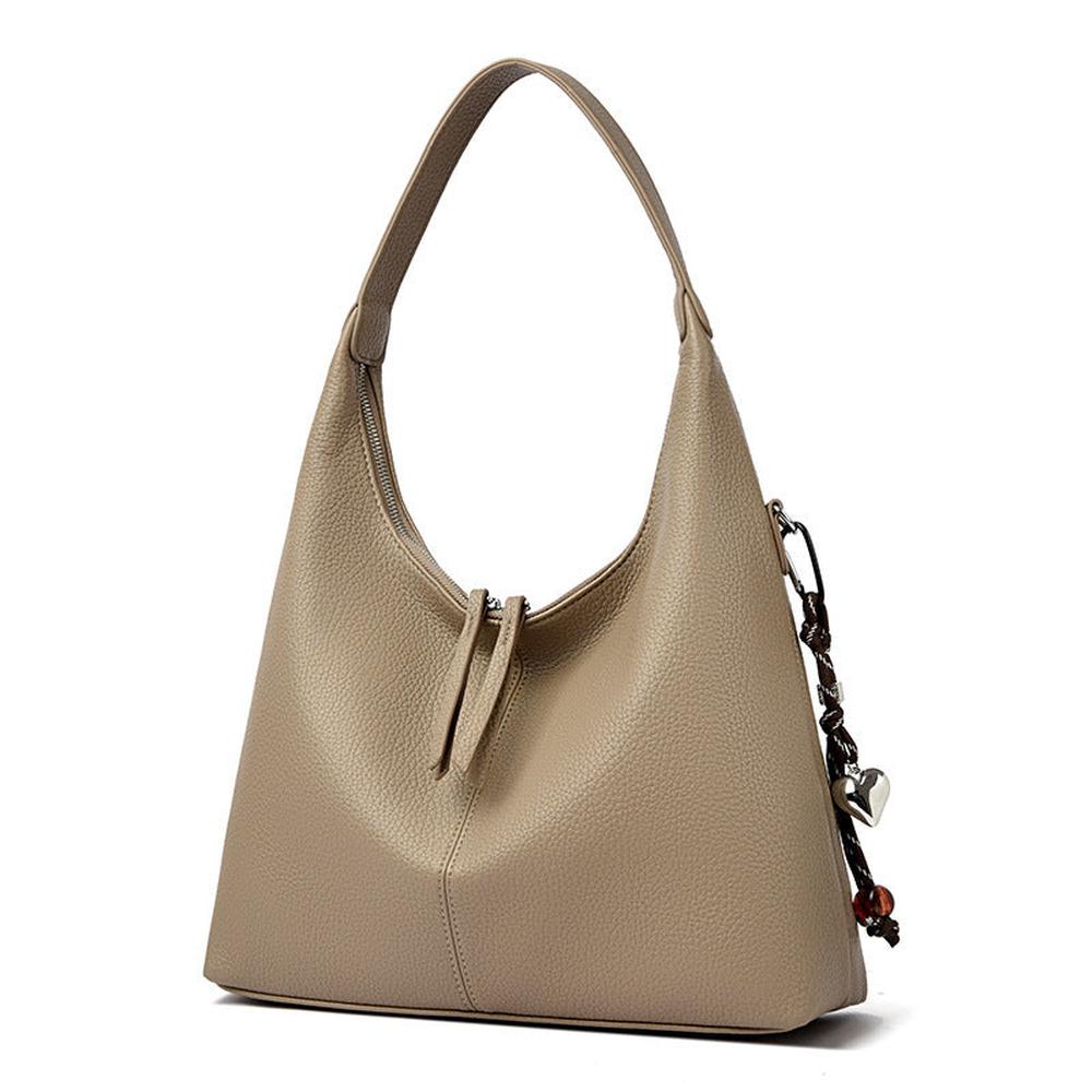 Elegant All-Match Leather Shoulder Bag