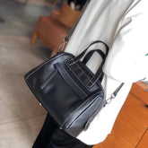 Elegant Boston Lychee Pattern Handbag