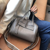 Elegant Boston Lychee Pattern Handbag