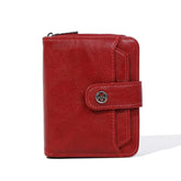 Elegant Zipper Hasp Wallet