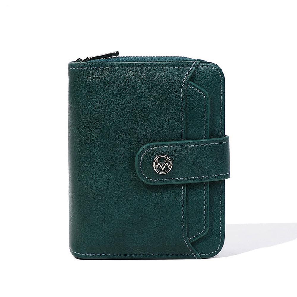Elegant Zipper Hasp Wallet