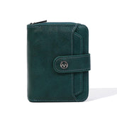 Elegant Zipper Hasp Wallet