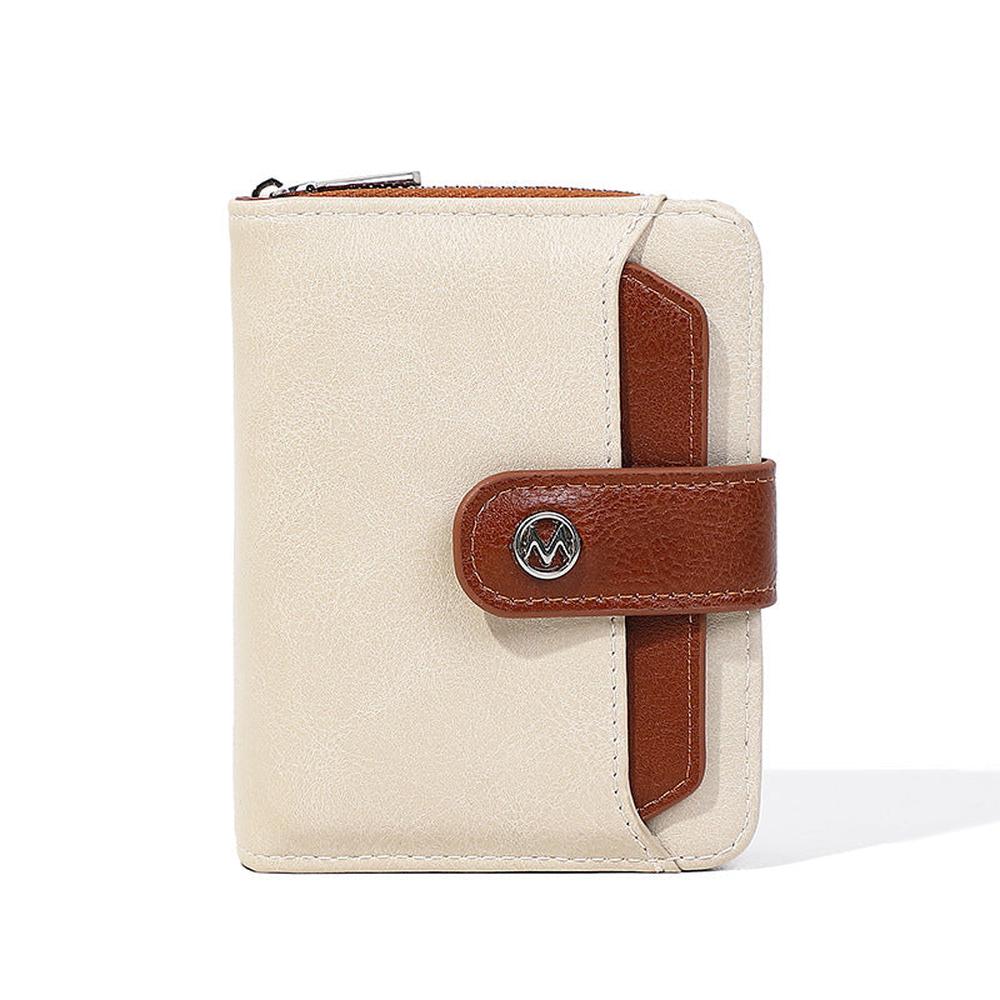 Elegant Zipper Hasp Wallet