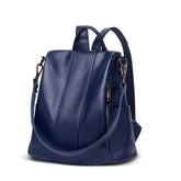 Fashion Backpack Genuine Leather Women