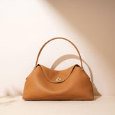 Fashionable All-match Leather Handbag