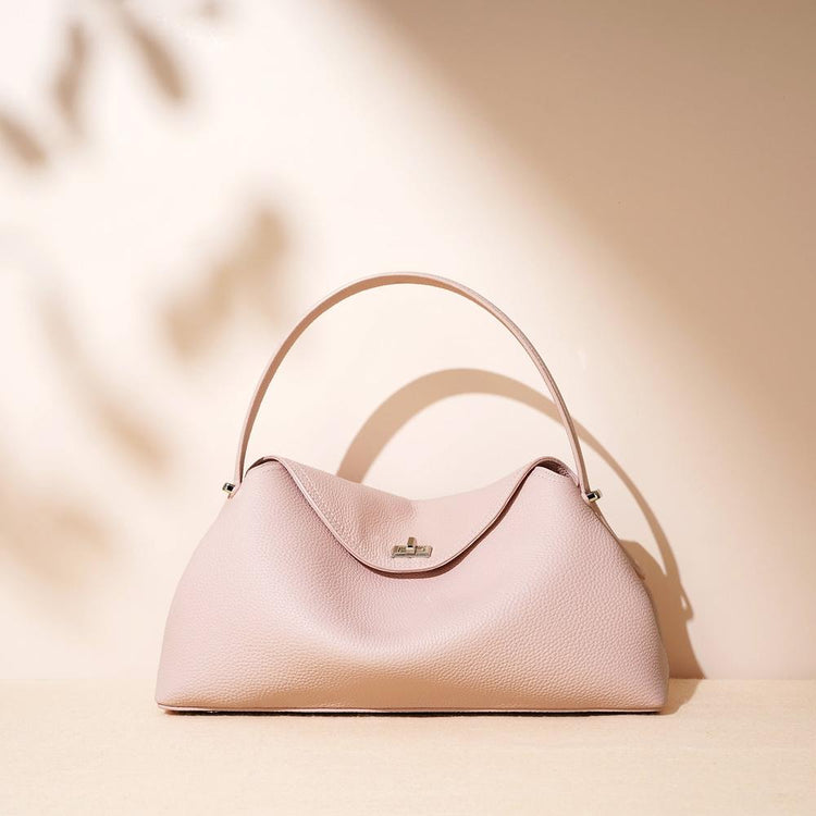 Fashionable All-match Leather Handbag