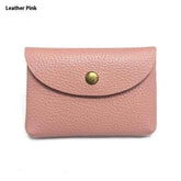 First Layer Cattlehide Leather Fashion Hidden Hook Coin Pocket