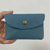 First Layer Cattlehide Leather Fashion Hidden Hook Coin Pocket