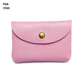 First Layer Cattlehide Leather Fashion Hidden Hook Coin Pocket