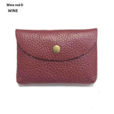 First Layer Cattlehide Leather Fashion Hidden Hook Coin Pocket