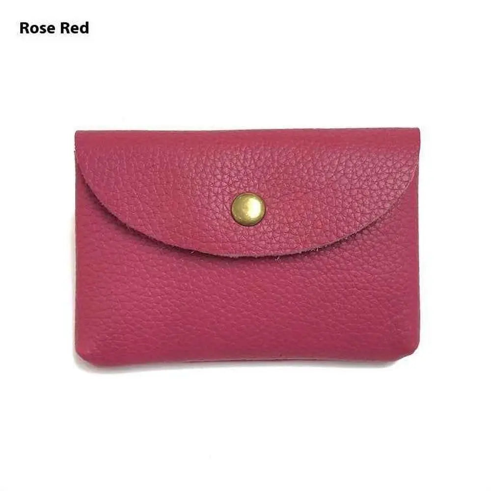 First Layer Cattlehide Leather Fashion Hidden Hook Coin Pocket
