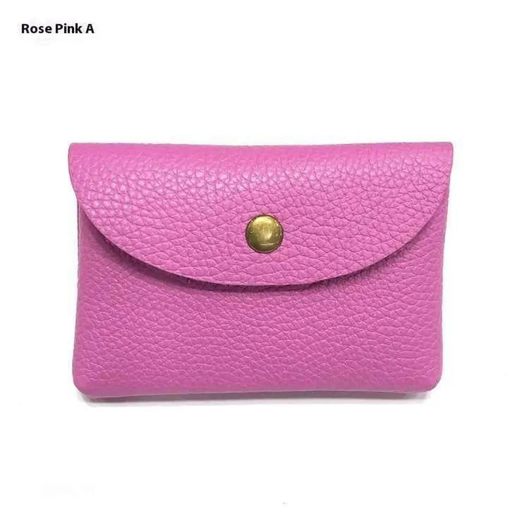 First Layer Cattlehide Leather Fashion Hidden Hook Coin Pocket