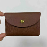 First Layer Cattlehide Leather Fashion Hidden Hook Coin Pocket