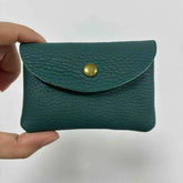 First Layer Cattlehide Leather Fashion Hidden Hook Coin Pocket