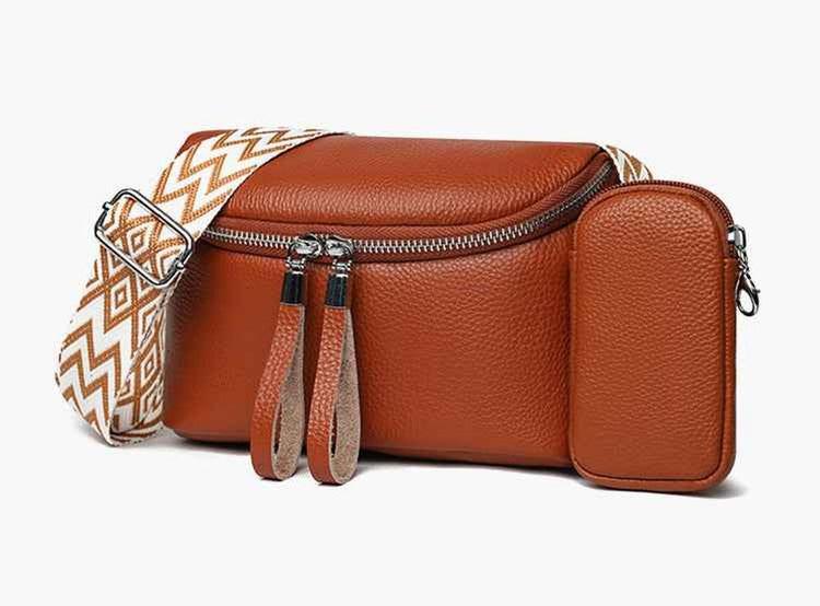 First Layer Cattlehide Leather crossbody Bag For Women