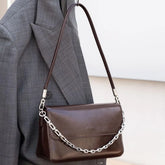 First Layer Oil Wax Leather shoulder Bag