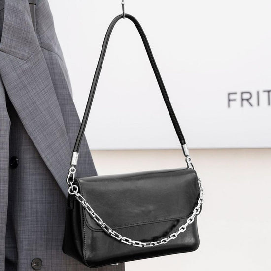 First Layer Oil Wax Leather shoulder Bag