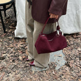 Frosted Suede Handbag