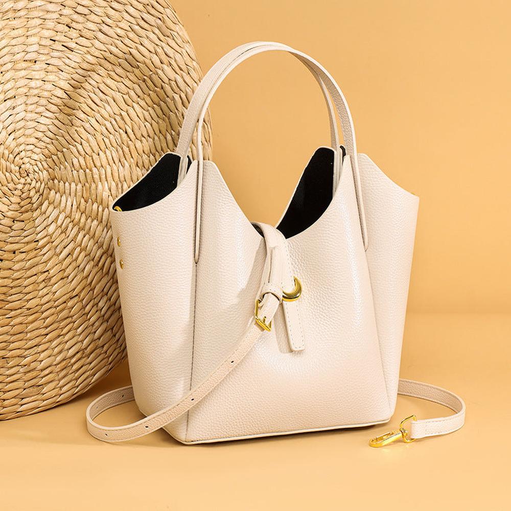 Genuine Leather Bucket Handbag - Stylish Leather Handbags for Every Occasion