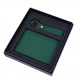 Genuine Leather - Creative Leather Keychain Certificate Card Holder