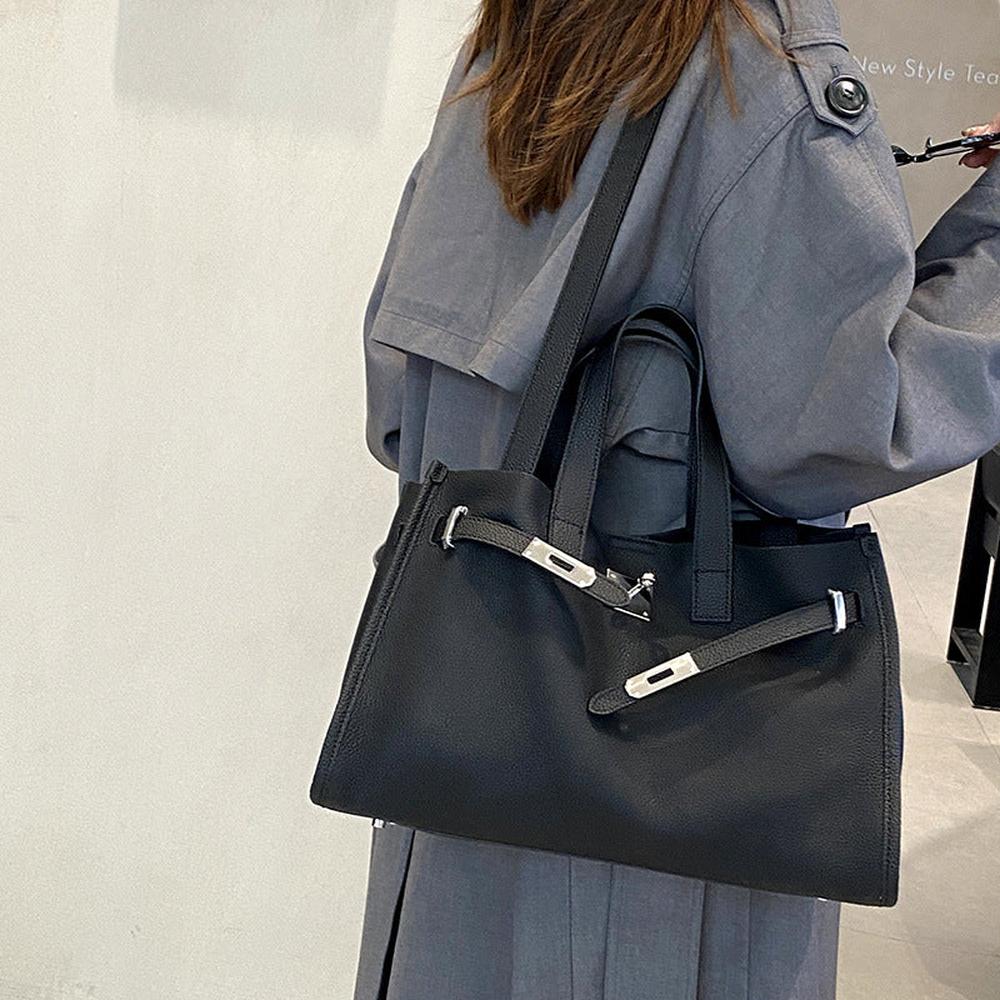 Genuine Leather Large Capacity Handbag