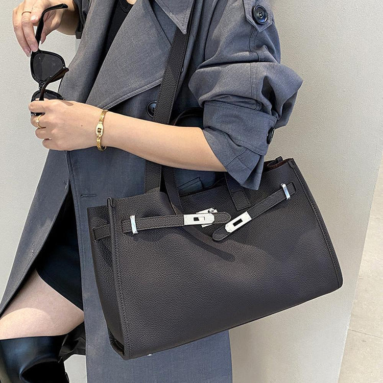 Genuine Leather Large Capacity Handbag