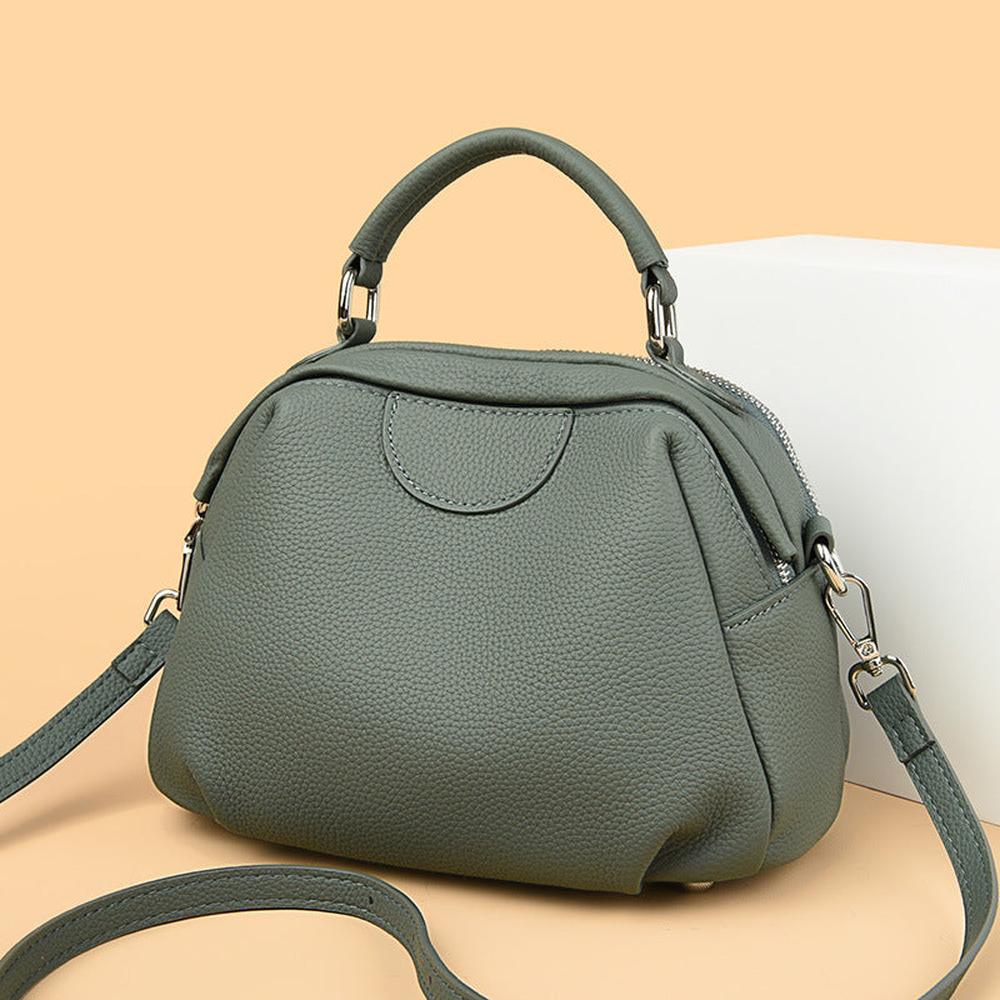 Genuine Leather Large-capacity Crossbody Bag