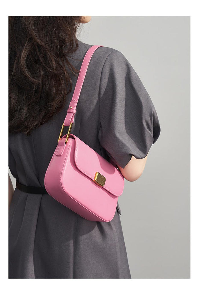 Genuine Leather Shoulder Bag – Versatile & Chic