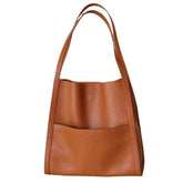 Genuine Leather Simple All-match Shoulder Bag
