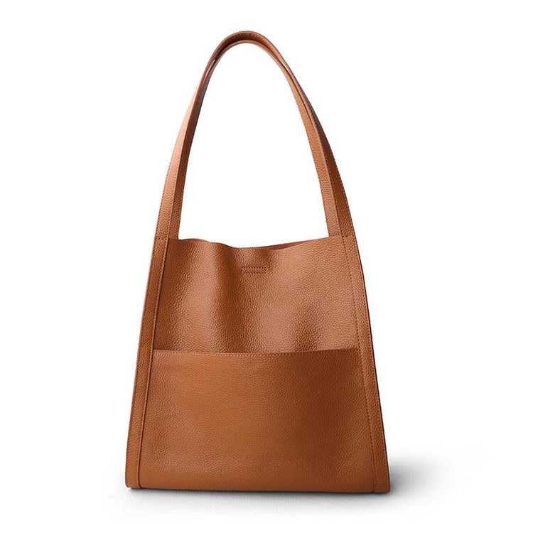 Genuine Leather Simple All-match Shoulder Bag