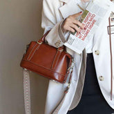 Genuine Leather handle satchel Bag
