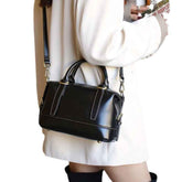 Genuine Leather handle satchel Bag