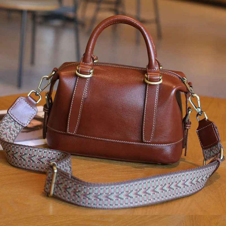 Genuine Leather handle satchel Bag