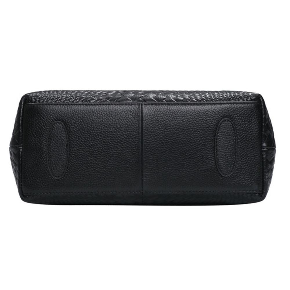 Genuine textured Leather large capacity Crossbody Bag