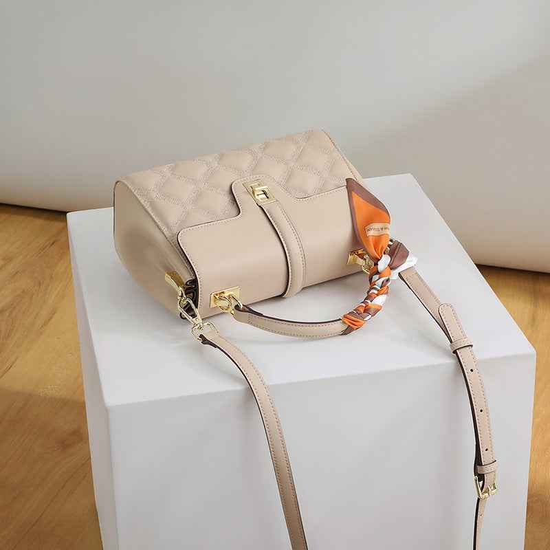 High-End Classic Textured Handbag