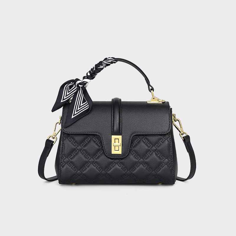 High-End Classic Textured Handbag