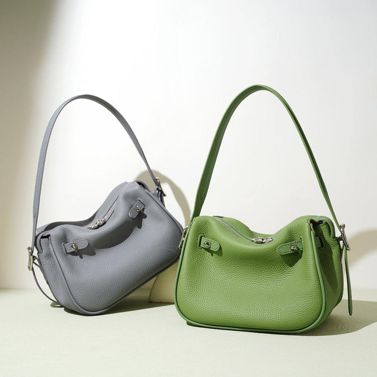 High-End Leather Pillow Shoulder Bag