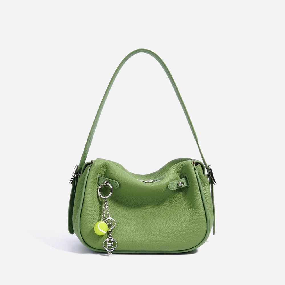 High-End Leather Pillow Shoulder Bag