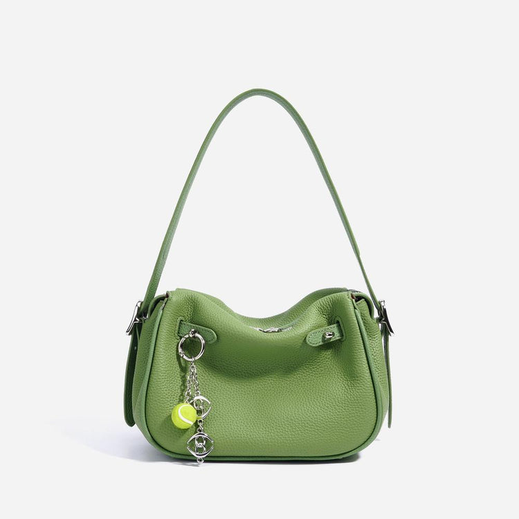 High-End Leather Pillow Shoulder Bag