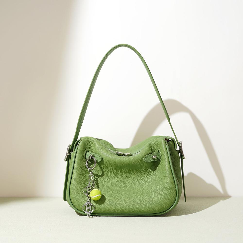 High-End Leather Pillow Shoulder Bag