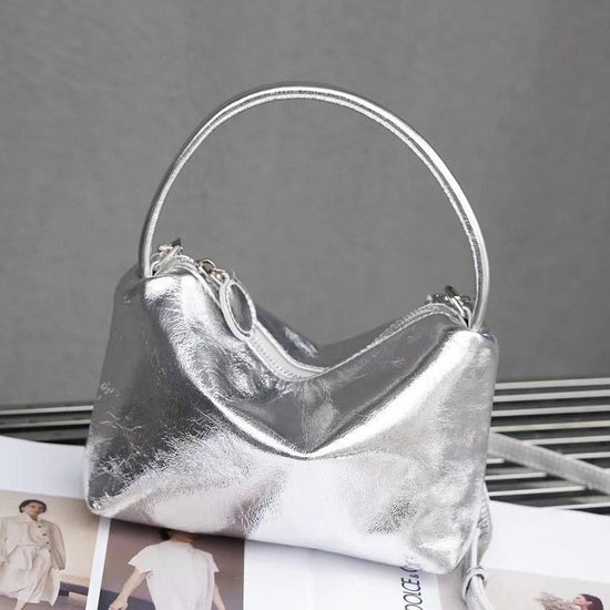 Korean Style Vintage Patent Leather Shoulder Bag