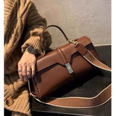 Large Capacity Cowhide Handbag