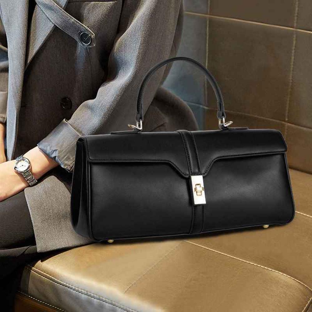 Large Capacity Cowhide Handbag