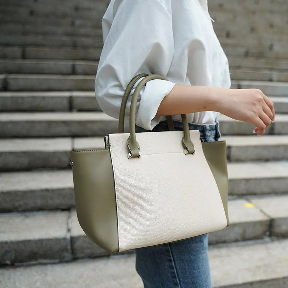 Large Capacity Cowhide Tote