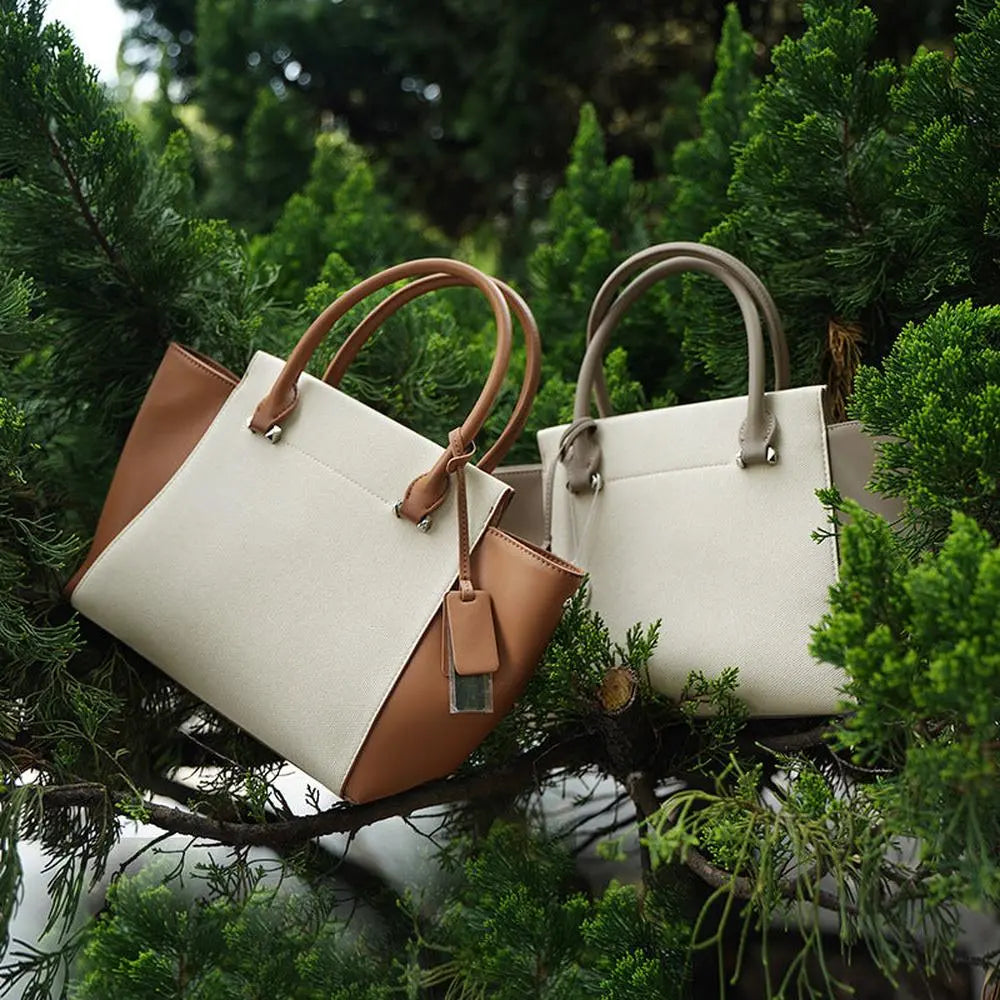 Large Capacity Cowhide Tote