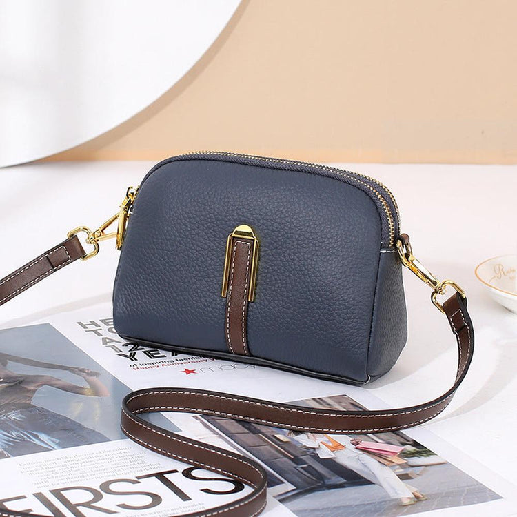 Large Capacity Leather Crossbody Bag