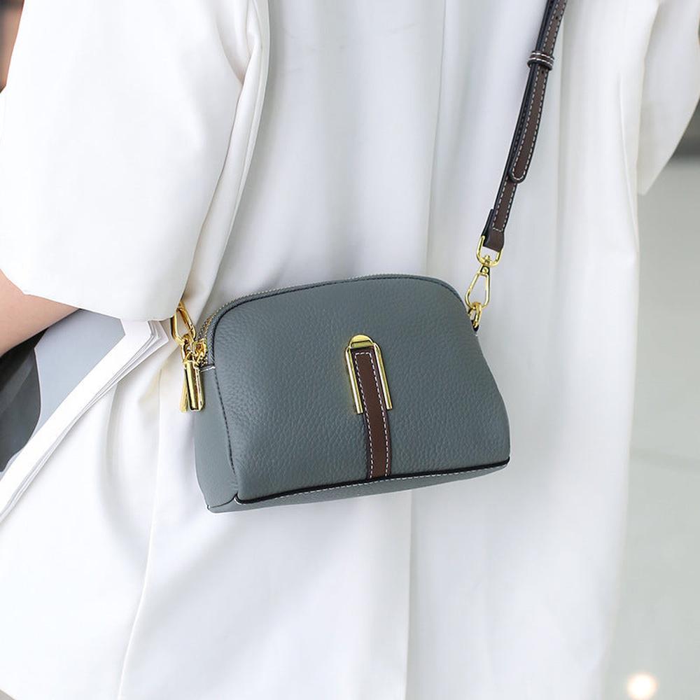 Large Capacity Leather Crossbody Bag