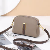 Large Capacity Leather Crossbody Bag