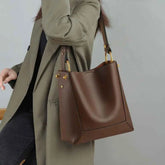 Large Capacity Leather Women&