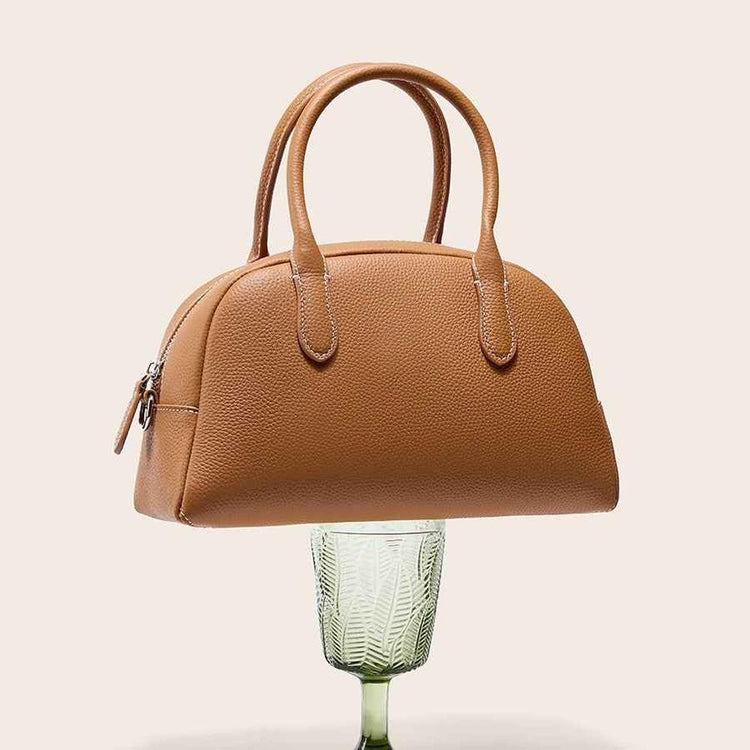 Large Capacity Leather handle pillow Bag